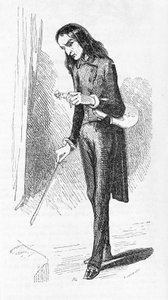 Paganini Nicolo (1782 - 1840), gravering, italiensk komponist og violinist. af Unknown artist