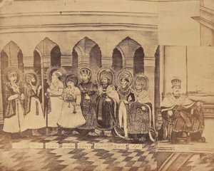 [Maleri, der forestiller nawaberne af Awadh, Indien]. af Unknown artist