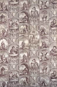 Panel (indretningsstof) af Unknown artist