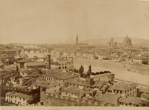 [Panoramaudsigt over Firenze] af Unknown artist