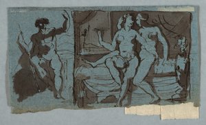 Paris, Zeus på besøg i Callisto af Unknown artist