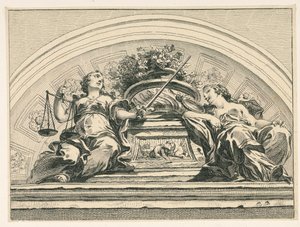 Pediment af Unknown artist