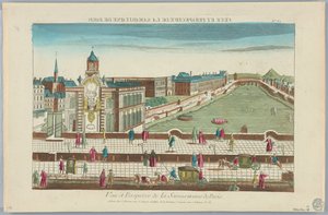 Peep-show, udsigt og perspektiv af Samaritaine i Paris, nr. 62 af Unknown artist
