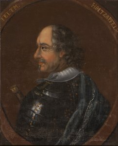 Peter Melander, comte de Holzappel - Portræt af grev Peter Melander af Holzappel (1589-1648), Anonym . Olie på lærred. Mål: 64x54 cm. Nationalmuseet Stockholm af Unknown artist