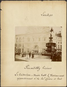 [Piccadilly Circus og Criterion Theatre] af Unknown artist