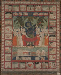 Pichwai af Shri Nathji af Unknown artist