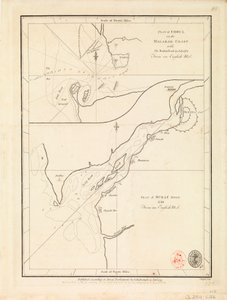 Plan over Choul og Surat-floden af Unknown artist