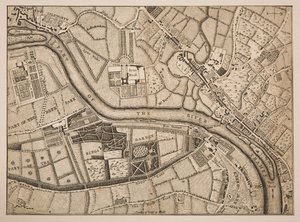 Plan over Richmond, Syon og Kew af Unknown artist