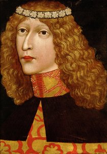 Portræt af Ladislaus V den posthume (1440 ca. 1457) Kongen af ​​Ungarn (1444-1457) og Bøhmen (1453-1457) (Ladislaus I af Habsburg eller Ladislaus - Ladislaus den Posthume (1440-1457) af Anonymous af Unknown artist