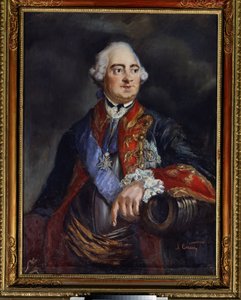 Portræt af matematikeren Leonard Euler (1707-1783) (Portræt af matematikeren Leonhard Euler). Anonymt maleri. Olie på lærred, 79 x 69,5 cm af Unknown artist