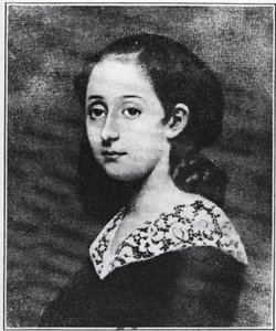 Portræt af Aline Chazal-Tristan af Unknown artist