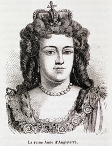 Portræt af Anne af England. af Unknown artist