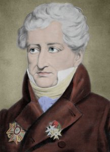 Portræt af baron Georges Cuvier (1769-1832), fransk naturforsker. af Unknown artist