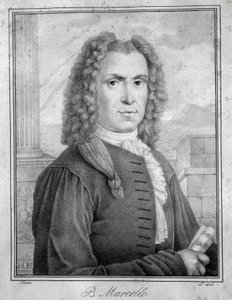 Portræt af Benedetto Marcello (gravering) af Unknown artist