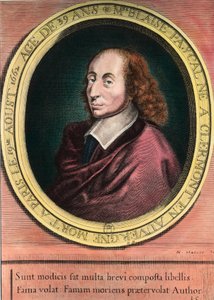 Portræt af Blaise Pascal af Unknown artist