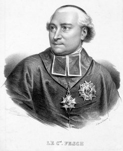 Portræt af kardinal Joseph Fesch, onkel til Napoleon Bonaparte (1763-1839). af Unknown artist