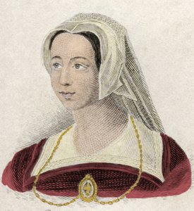 Portræt af Catherine Parr (eller Parre af Unknown artist