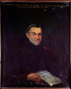 Portræt af Costanzo Porta, italiensk komponist (maleri af Unknown artist