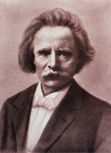 Portræt af Edvard Grieg (kridttegning) af Unknown artist