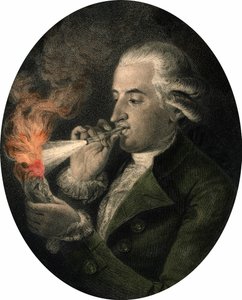 Portræt af Francois Pilatre de Rozier (1756-1785), fransk kemiker og aeronaute. af Unknown artist