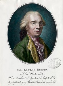 Portræt af George Louis Le Clerc, greve af Buffon af Unknown artist
