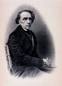 Portræt af Giacomo Meyerbeer (gravering) af Unknown artist