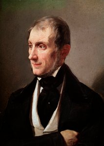 Portræt af den italienske romanforfatter og digter Tommaso Grossi (1790-1853) Anonymt maleri. 1800-tallets Milano, Museo di Milano - Portræt af den italienske digter og romanforfatter Tommaso Grossi 1790-1853. Anonymt maleri af Unknown artist