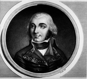 Portræt af Jean Baptiste, grev Jourdan, marechal af Frankrig (1762-1833). Indgravering i "" Komplet samling af historiske malerier fra den franske revolution, i tre bind.""" 1804. af Unknown artist