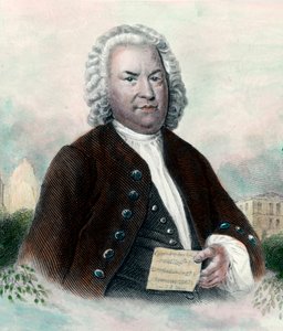 Portræt af Jean Sebastien Bach (Johann Sebastian Bach af Unknown artist