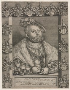 Portræt af John Frederick I, "The Magnanimous", kurfyrst af Sachsen af Unknown artist