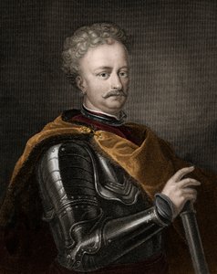 Portræt af John III Sobieski (1629-1696) Konge af Polen - John Sobieski III af Unknown artist