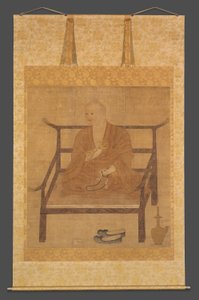 Portræt af Kobo Daishi (Kukai) af Unknown artist