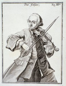 Portræt af Leopold Mozart (stik af Unknown artist