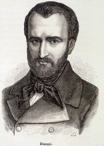 Portræt af Louis Auguste (Louis-Auguste) Blanqui (1805-1881) fransk socialist og revolutionær teoretiker af Unknown artist