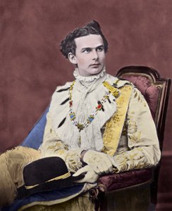 Portræt af Louis II de Baviere (Ludwig Otto Friedrich Wilhelm af Wittelsbach af Unknown artist