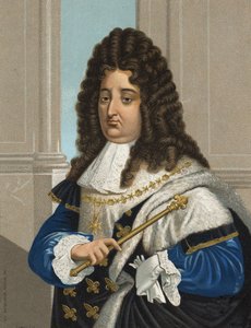 Portræt af Louis XIV (1638 - 1715), konge af Frankrig. efter "" berømte mænd og kvinder "". Barcelona 1877. af Unknown artist