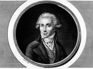 Portræt af Marguerite Elie Guadet, fransk politiker (1758-1794). Indgravering i "" Komplet samling af historiske malerier fra den franske revolution, i tre bind.""" 1804. af Unknown artist