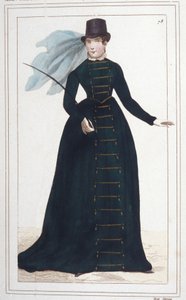 Portræt af Marie-Paulette kaldet Pauline Bonaparte (1780-1825), Prinsesse Borghese. Stik af 1830 af Unknown artist