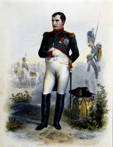 Portræt af Napoleon Ier. Gravering af det 19. århundrede. af Unknown artist