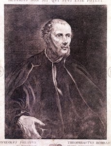 Portræt af Philipp Aureolus Theophrastus Bombast von Hohenheim Paracelsus af Unknown artist