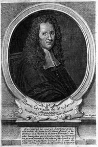 Portræt af Pierre Corneille (1606 - 1684). af Unknown artist