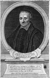 Portræt af Pierre Gassendi (1592 - 1655), filosof og lærd. af Unknown artist