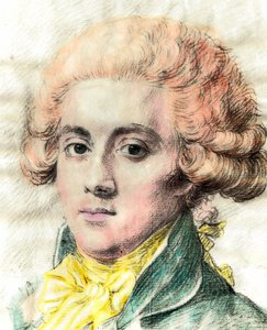 Portræt af Pierre Victorien Vergniaud (1753-1793), fransk politiker Girondin. Detalje af en illustration fra det 18. århundrede. Versailles. Lambinet Museum af Unknown artist