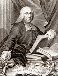 Portræt af Pietro Trapassi, kaldet Pietro Metastasio (Metastase) (1698-1782) italiensk digter og librettist af Unknown artist