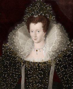Portræt af dronning Elizabeth Iere (Elizabeth) af England (1533-1603) Elizabeth I af Unknown artist