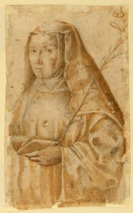 Portræt af den hellige Katarina af Siena af Unknown artist