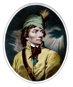 Portræt af Thaddeus (Tadeusz) Kosciuszko (Kosciusko) (1746 - 1817) general og polske helte. Stik af det 18. århundrede. Privat samling. af Unknown artist