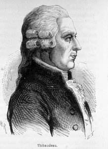 Portræt af Thibaudeau, fransk politiker (1765-1854). af Unknown artist