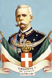 Portræt af Umberto 1. konge af Italien (Humbert I af Unknown artist