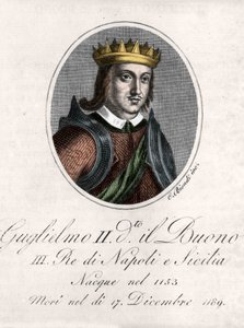Portræt af William II den Gode (William den Gode af Unknown artist